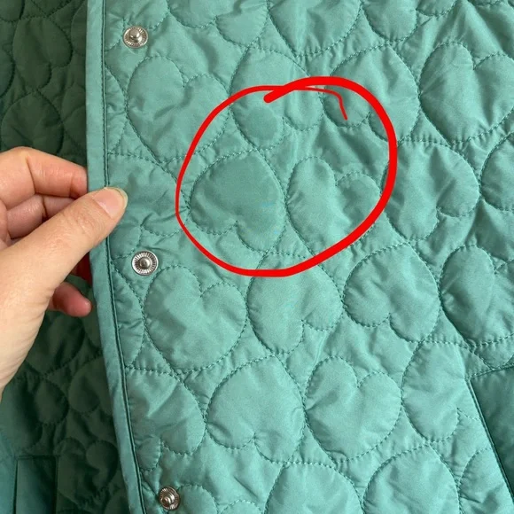 J. Crew Seafoam Quilted Puffer Jacket - Picture 7 of 7